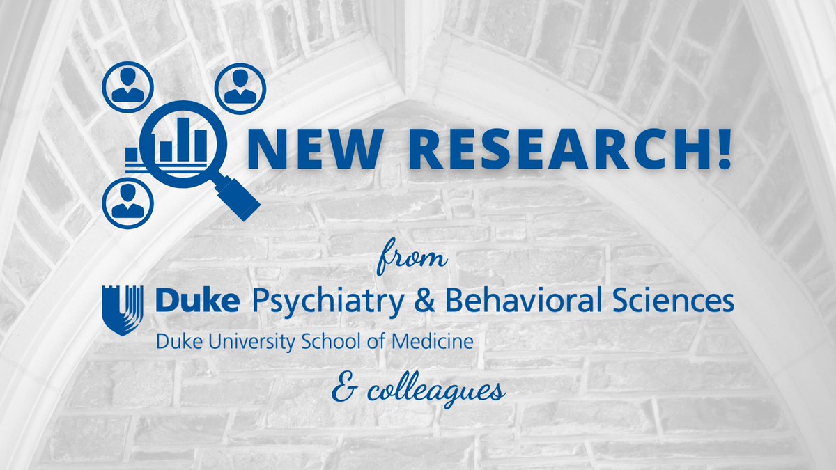 Duke Psychiatry & Behavioral Sciences (@dukepsychiatry) on Twitter photo New study led by Duke Psychiatry's <a href="/semaylott/">Sarah Maylott</a> & <a href="/lizconradt/">Liz Conradt</a> shows newborn neurobehavioral assessments can help predict the severity of Neonatal Opioid Withdrawal Syndrome before withdrawal symptoms appear, which could lead to more targeted/timely care. ow.ly/wo7750W1B3c New study led by Duke Psychiatry's <a href="/semaylott/">Sarah Maylott</a> & <a href="/lizconradt/">Liz Conradt</a> shows newborn neurobehavioral assessments can help predict the severity of Neonatal Opioid Withdrawal Syndrome before withdrawal symptoms appear, which could lead to more targeted/timely care. ow.ly/wo7750W1B3c
