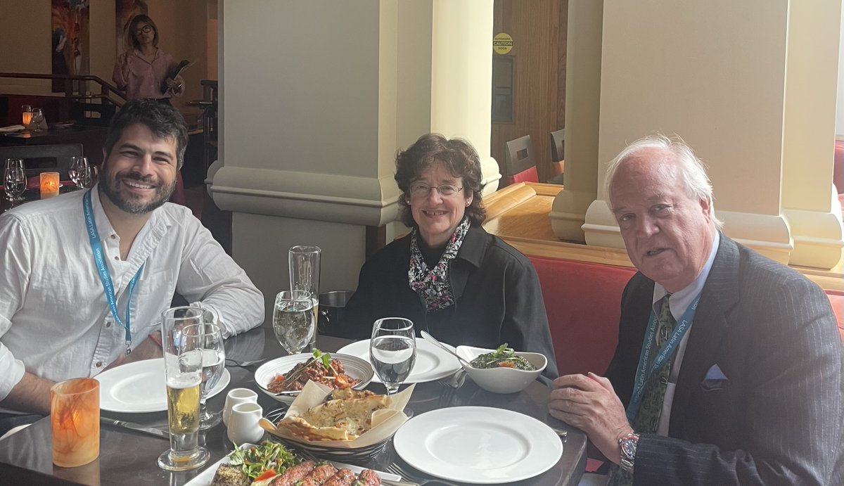 Jorge Heine (@jorgeheinel) on Twitter photo Postales d #SanFrancisco : Lo mejor d los congresos internacionales como #LASA2025 son los encuentros con amigos. Aqui, con Leslie Armijo y <a href="/FranciscoUrdin/">Francisco Urdinez</a> en Amber India Restaurant, despues de lanzamiento de mi nuevo libro THE NON ALIGNED WORLD ( <a href="/politybooks/">Polity</a> ).
<a href="/LASACONGRESS/">Latin American Studies Association (LASA)</a> Postales d #SanFrancisco : Lo mejor d los congresos internacionales como #LASA2025 son los encuentros con amigos. Aqui, con Leslie Armijo y <a href="/FranciscoUrdin/">Francisco Urdinez</a> en Amber India Restaurant, despues de lanzamiento de mi nuevo libro THE NON ALIGNED WORLD ( <a href="/politybooks/">Polity</a> ).
<a href="/LASACONGRESS/">Latin American Studies Association (LASA)</a>