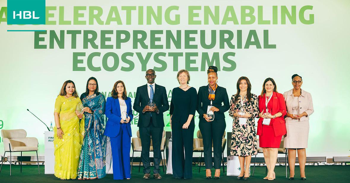 HBL has been awarded “The woman in leadership champion 2025” at the “Champions of female economy awards ceremony” by the Financial Alliance for Women at their annual summit held on 28th May in Kigali, Rwanda.

The Bank was recognised for its efforts in fostering women’s