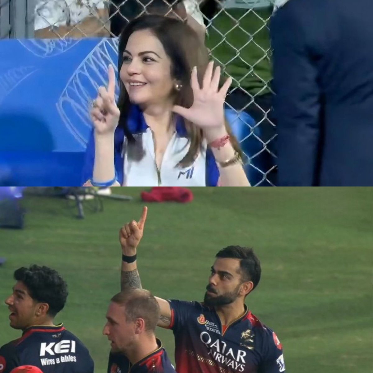 #MIvsGT
Both telling their potential IPL trophy cabinet