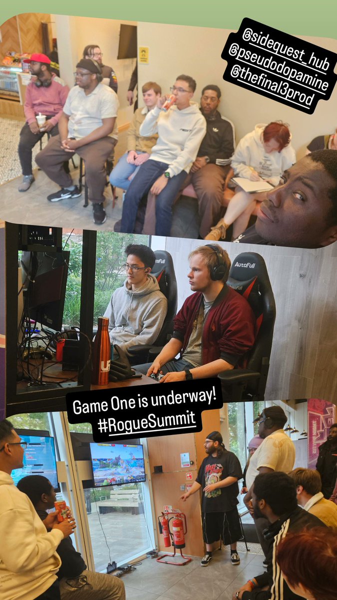 PseudoDopamine's tweet photo. Games are afoot, and battles commence!
Here at @sidequest_hub with our first matches! Don't miss the #RogueSummit action! https://t.co/M6bG23yZcT