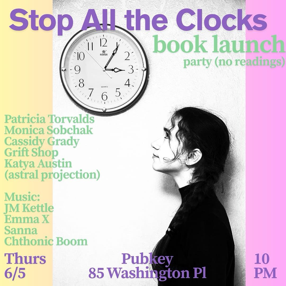 Noah Kumin (@marsreviewer) on Twitter photo Come thru 6/5 at <a href="/PubKey/">PUBKEY</a> to celebrate the launch of Stop All the Clocks
No readings
<a href="/Mochak123/">Mocha</a>
<a href="/GRIFTSH0P/">GRIFT.SHOP</a>
<a href="/babybaudrillard/">cassidy angel (f/acc)</a> Come thru 6/5 at <a href="/PubKey/">PUBKEY</a> to celebrate the launch of Stop All the Clocks
No readings
<a href="/Mochak123/">Mocha</a>
<a href="/GRIFTSH0P/">GRIFT.SHOP</a>
<a href="/babybaudrillard/">cassidy angel (f/acc)</a>