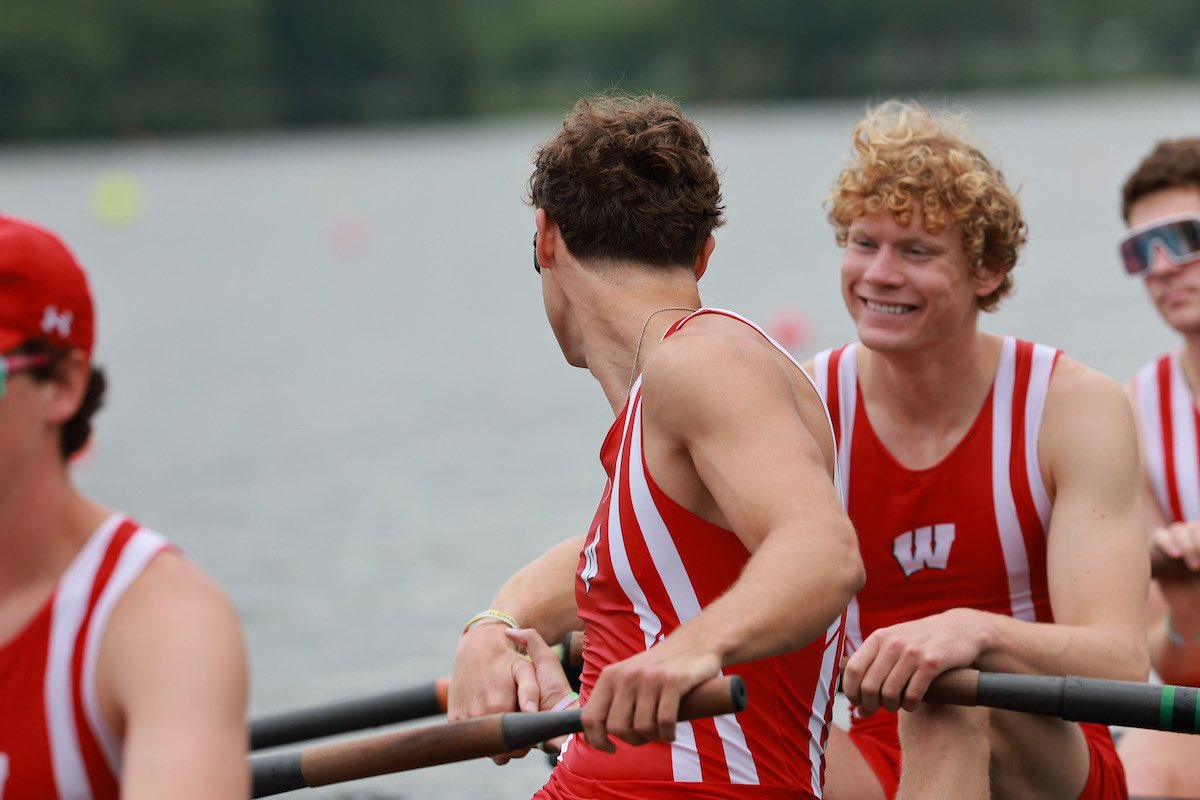 IRA 3V8 Heat 4

1. Yale 5:42.57
2. Princeton 5:47.55
3. Cornell 5:50.39
4. Wisconsin 5:54.76

UW men into Sunday C Final