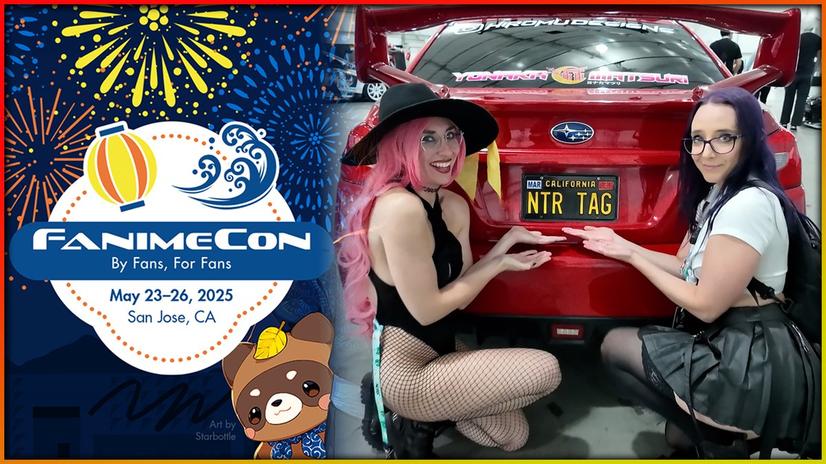 Angela (@hobby_night) on Twitter photo Follow me to Fanime 2025~π youtu.be/Jm9FPz4UY-k
Where we can check out the cosplay, cool cars and satisfy our weeb hearts~
#HobbyNight #fanime #fanime2025 #volg #irlvideo #animeconventions
Huge thanks to <a href="/ShyGothExhib/">ShyGothExhib</a> for being in the video with me~ Follow me to Fanime 2025~π youtu.be/Jm9FPz4UY-k
Where we can check out the cosplay, cool cars and satisfy our weeb hearts~
#HobbyNight #fanime #fanime2025 #volg #irlvideo #animeconventions
Huge thanks to <a href="/ShyGothExhib/">ShyGothExhib</a> for being in the video with me~