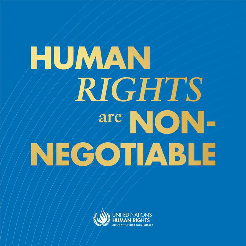 United Nations (@un) on Twitter photo Human rights are universal and non-negotiable.
They belong to all of us, as affirmed by the Universal Declaration of Human Rights.
Learn more from <a href="/UNHumanRights/">UN Human Rights</a>: ohchr.org/en/universal-d… Human rights are universal and non-negotiable.
They belong to all of us, as affirmed by the Universal Declaration of Human Rights.
Learn more from <a href="/UNHumanRights/">UN Human Rights</a>: ohchr.org/en/universal-d…