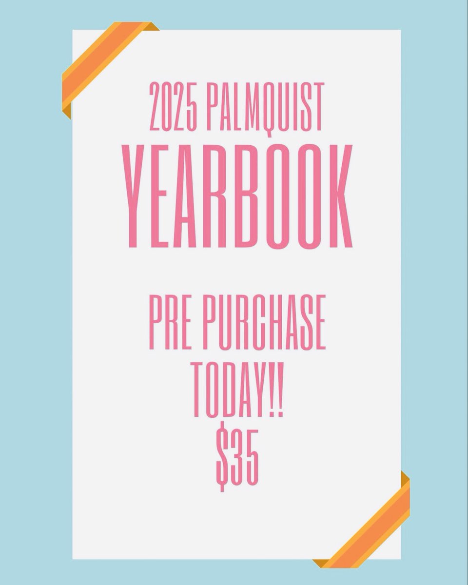 Be sure to order your yearbook! <a href="/pqroadrunner/">Palmquist Roadrunner</a> #DestinationOside