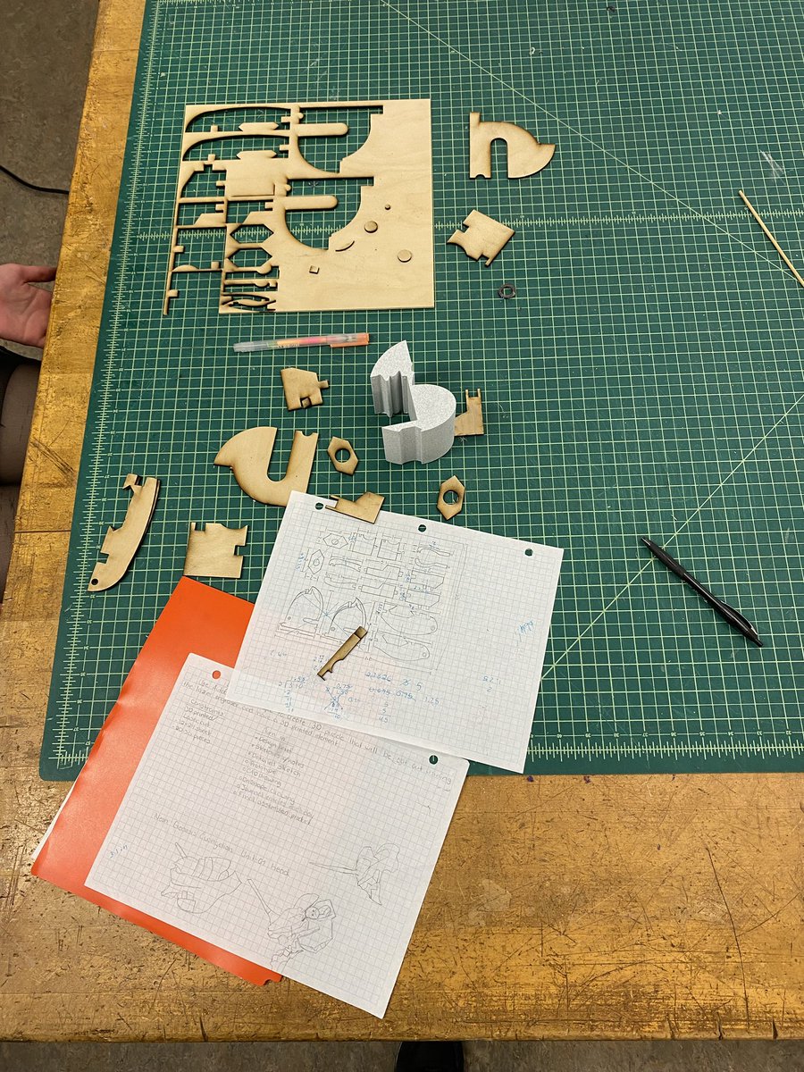 CAD II Ss demonstrated their skills &amp; creativity by designing an original puzzle design using CAD &amp; OnShape. The challenge was to create a 20 piece puzzle suitable for laser cutting by incorporating at least one 3D-printed component. #ncasdproud