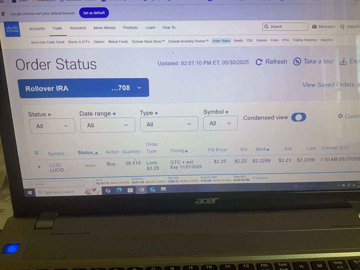 BezosCrypto's tweet photo. $LCID
I BOUGHT 38,515 MORE, ACCUMULATING $LCID
WHILE PRICES ARE LOW
NOW HOLDING 71,O59 SHARES OF PRECIOUS $LCID
BOUGHT AT TASTY CHEAPER PRICES
$LCID WILL PRINT MILLIONAIRES THIS CYCLE
$LCID ToTheMoon ππππππππ
NFA DYOR https://t.co/AAP7JZ2xXd