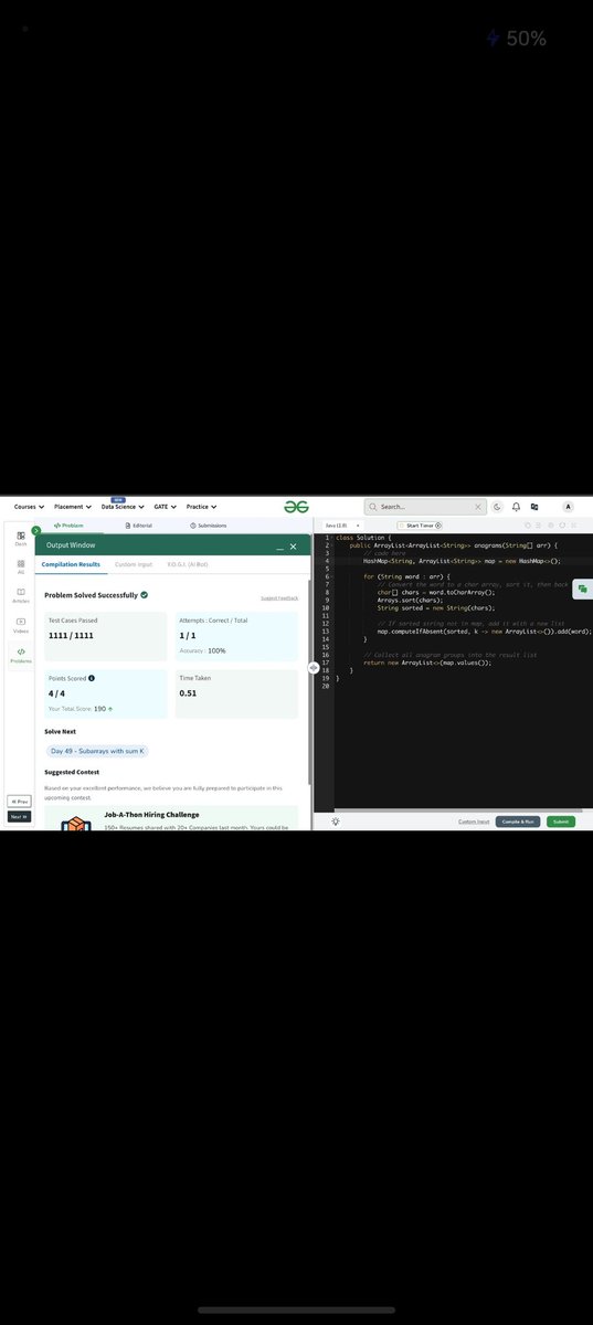 Ashish_2902's tweet photo. Just started the GFG 160 days challenge
#gfg160 &amp; #geekstreak2025
@ak47ppfdj my gfg id #day48 https://t.co/5jfRoe7PxW