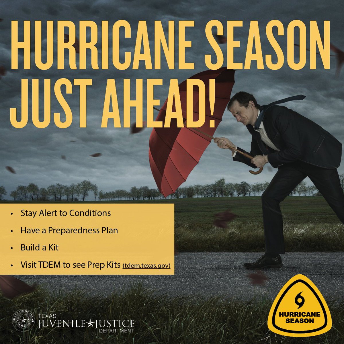 As we close out Hurricane Preparedness Week in Texas, it's important to remember: Have a plan!