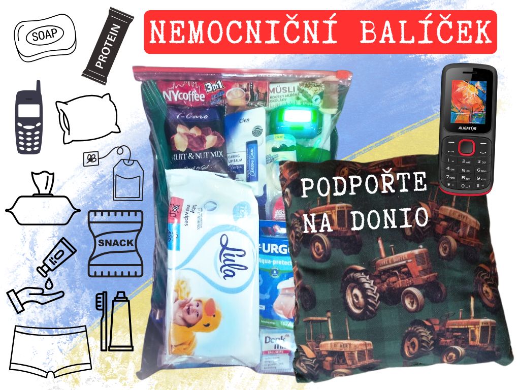 Dobrovolnice z Člověčina z.s. ❤️ dodaly materiál do nemocničního vlaku 🚂🛏 a potřebují sem dodat naše hygienické balíčky s 🩳👕 Pomozte je zkompletovat 🙏 příspěvkem n Donio donio.cz/nemocnicni-bal…

#operationfirefly #projecthemingway #zvitezime #carepackages #humanitarnipomoc