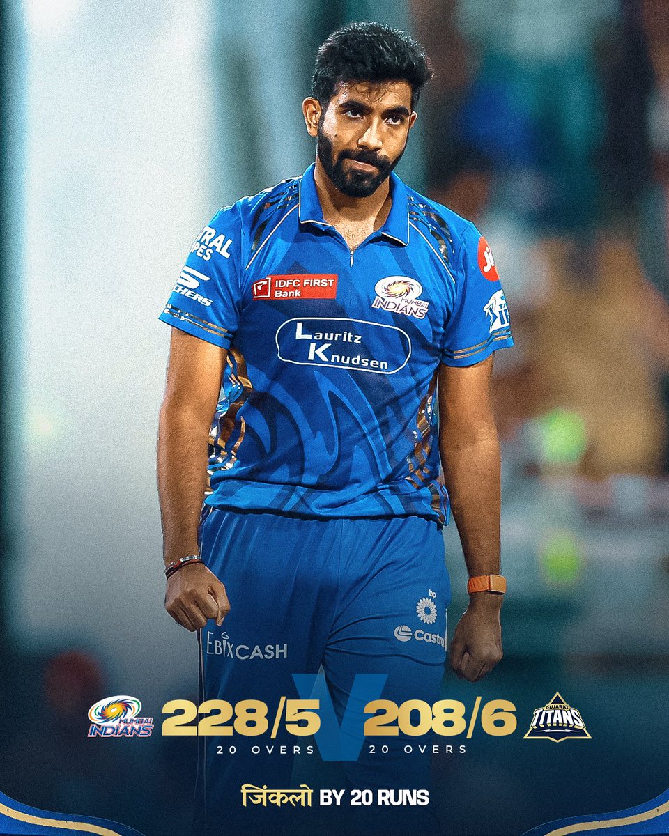 𝗢𝗻𝗲. 𝗦𝘁𝗲𝗽. 𝗖𝗹𝗼𝘀𝗲𝗿. 🔥

#MumbaiIndians #PlayLikeMumbai #TATAIPL #GTvMI