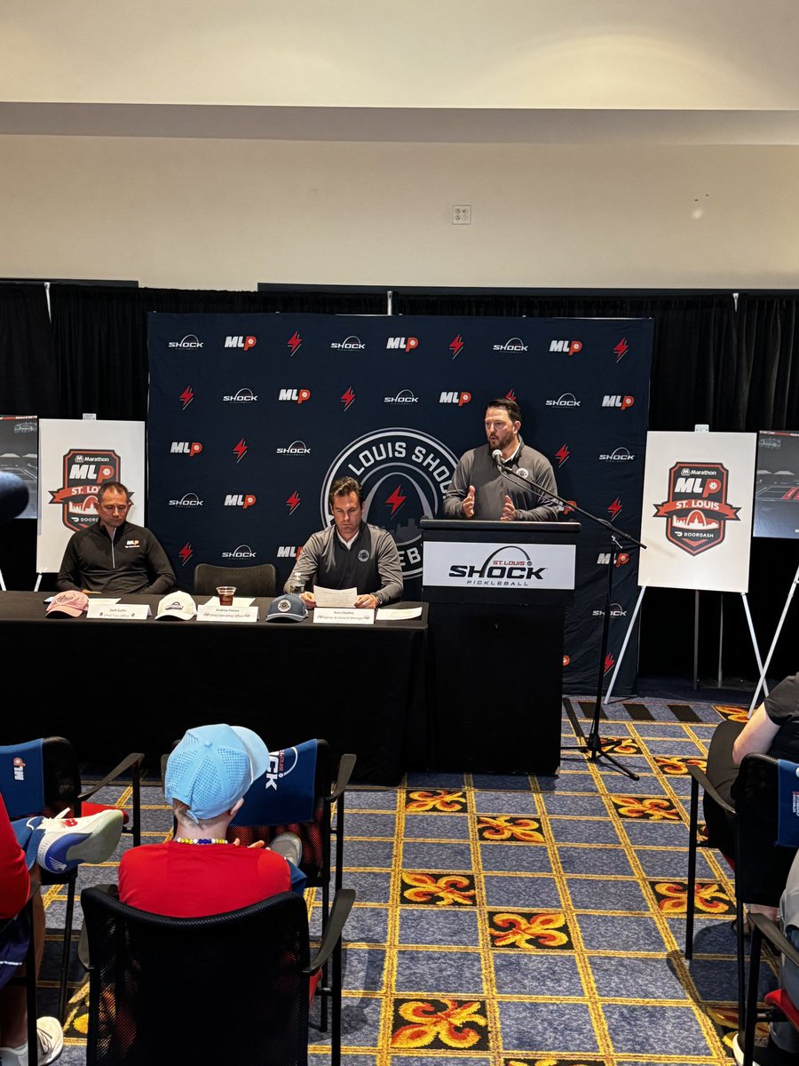 St. Louis Shock® | Major League Pickleball (@stlshockmlp) on Twitter photo We’re here live at Chafeitz arena at the press conference promoting MLP St. Louis.
This WILL be the best MLP event in the history of the sport. <a href="/AndrewGHaines/">Andrew G. Haines</a> <a href="/RossChaifetz/">Ross Chaifetz</a> <a href="/RichChaifetz/">Dr. Rich Chaifetz</a> We’re here live at Chafeitz arena at the press conference promoting MLP St. Louis.
This WILL be the best MLP event in the history of the sport. <a href="/AndrewGHaines/">Andrew G. Haines</a> <a href="/RossChaifetz/">Ross Chaifetz</a> <a href="/RichChaifetz/">Dr. Rich Chaifetz</a>