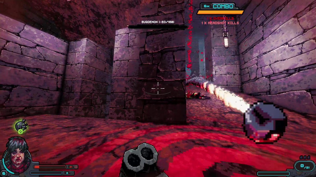 LvLThreaded's tweet image. Found my way out of the castle and right into  The Obliterated Dungeons. Full of thicc Imps and nasty Bugdemons catching this business from the shotty💥 #ProjectWarlock2