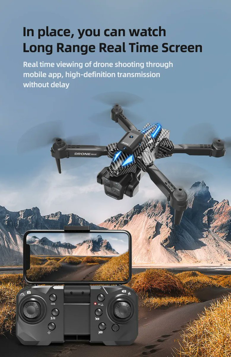 nahidofficial58's tweet photo. Crisp &amp; Tech-Targeted
🚁 Three cameras. One epic flight.
Meet the C10 Drone triple camera views, FPV control, and smooth performance.
🎥 Capture. Create. Explore.
🎁 Ships FREE Europe wide��https://t.co/II04czc4W0
#DroneShotsEU #ExploreWithDrone #tradyshop https://t.co/9UCMuH5cDb