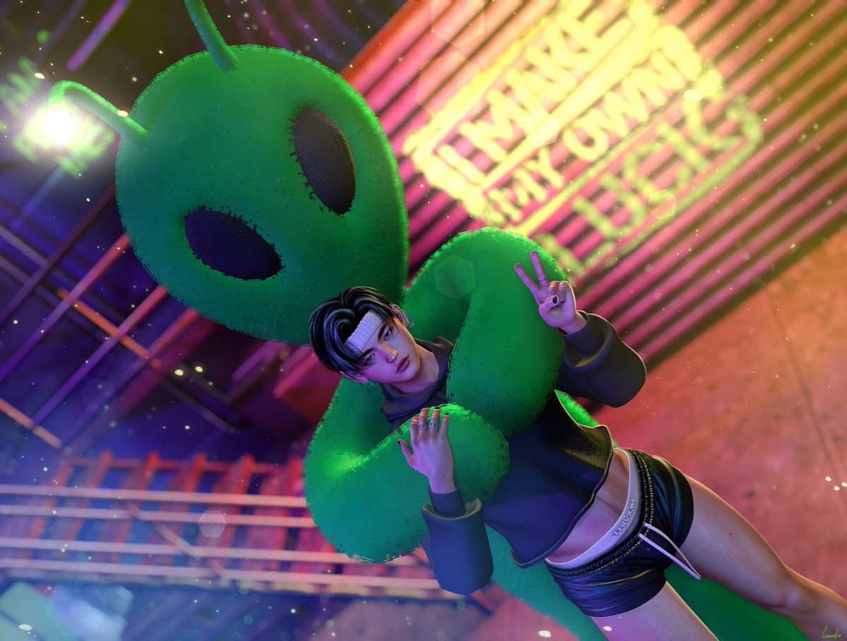 Alien Cuddles (Feat. TOMASU) Original flickr post and item details here: flic.kr/p/2r7SqQJ
