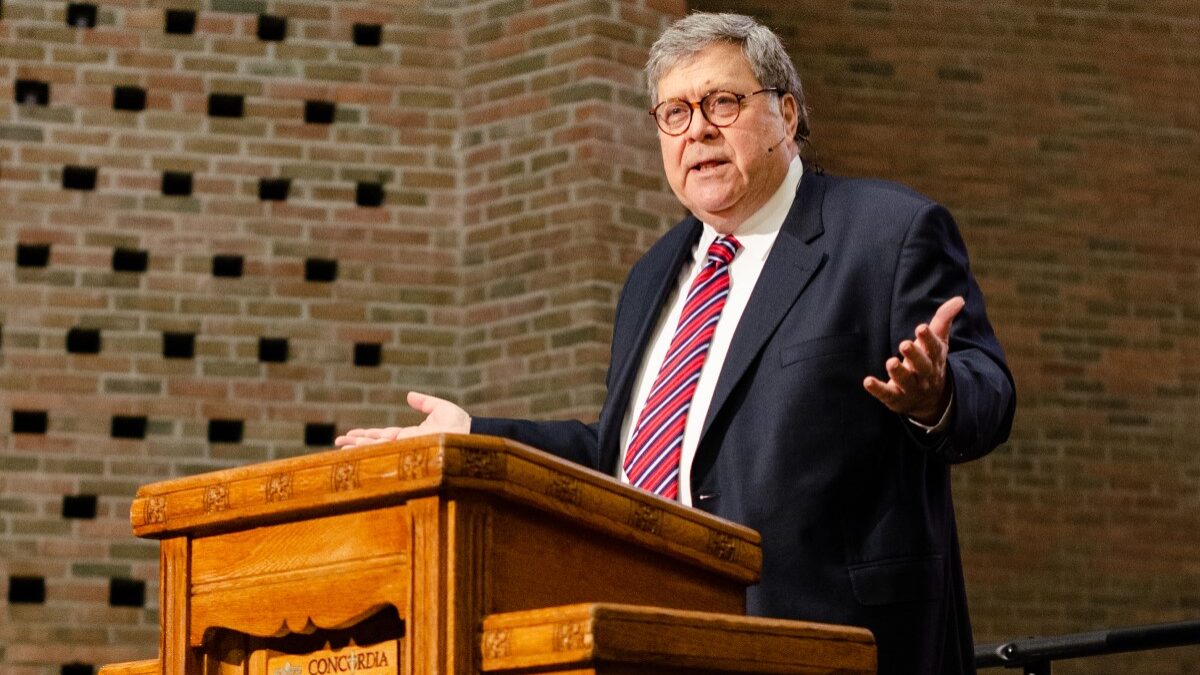 Issues, Etc. (@issuesetc) on Twitter photo Listen to former Attorney General Bill Barr's presentation "Making the Case against the Progressive Assault on the U.S. Constitution" from the 2022 <a href="/IssuesEtc/">Issues, Etc.</a> Conference. Click here: podcast.issuesetc.org/44150530251.mp3. #BillBarr #USConstitution #FreeExerciseofReligion #ReligiousLiberty Listen to former Attorney General Bill Barr's presentation "Making the Case against the Progressive Assault on the U.S. Constitution" from the 2022 <a href="/IssuesEtc/">Issues, Etc.</a> Conference. Click here: podcast.issuesetc.org/44150530251.mp3. #BillBarr #USConstitution #FreeExerciseofReligion #ReligiousLiberty
