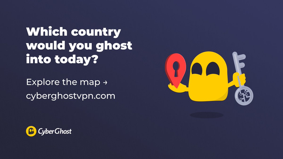 🌍 Want internet freedom without borders?

CyberGhost VPN gives you access to servers in 100 countries — whether you’re streaming from Tokyo or browsing safely in Toronto.

Choose your server, click connect, and go global.
📍Where would you virtually travel today?