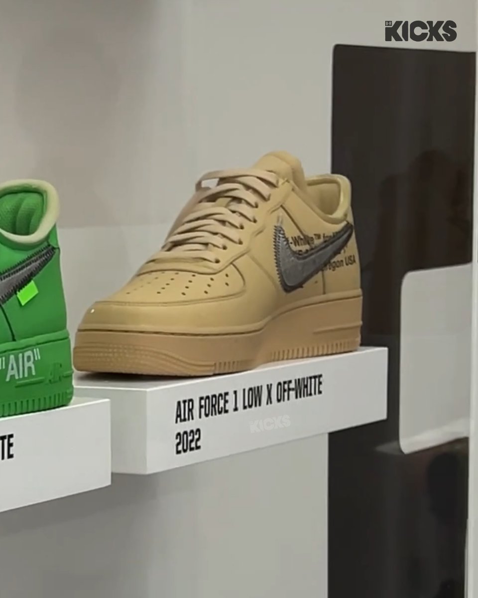 These "Sesame" Off-White x Air Force 1s are rumored to be the next pair dropping in Fall 2025 👀

These were first seen on display during Art Basel in Miami back in 2023.

(via sneakermarketro/IG)