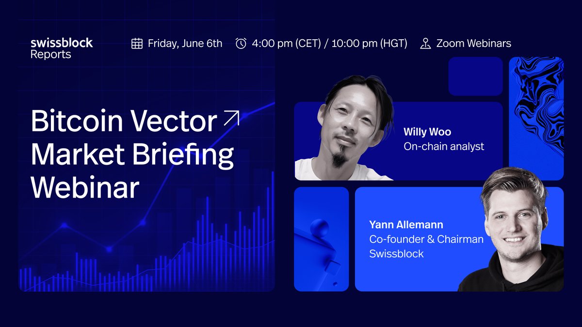 As Bitcoin enters a new macro regime, understanding the structural forces driving its price action has never been more important.

Join <a href="/woonomic/">Willy Woo</a> and <a href="/swissblock__/">Swissblock</a>  co founder Yann Allemann for a live market briefing—covering liquidity shifts, on-chain flows, and BTC’s regime