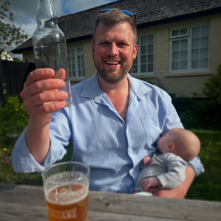 You know it’s good cider when it comes in an unbranded bottle. Next time you're at the pub, get a Porlock Cider! Have a great weekend