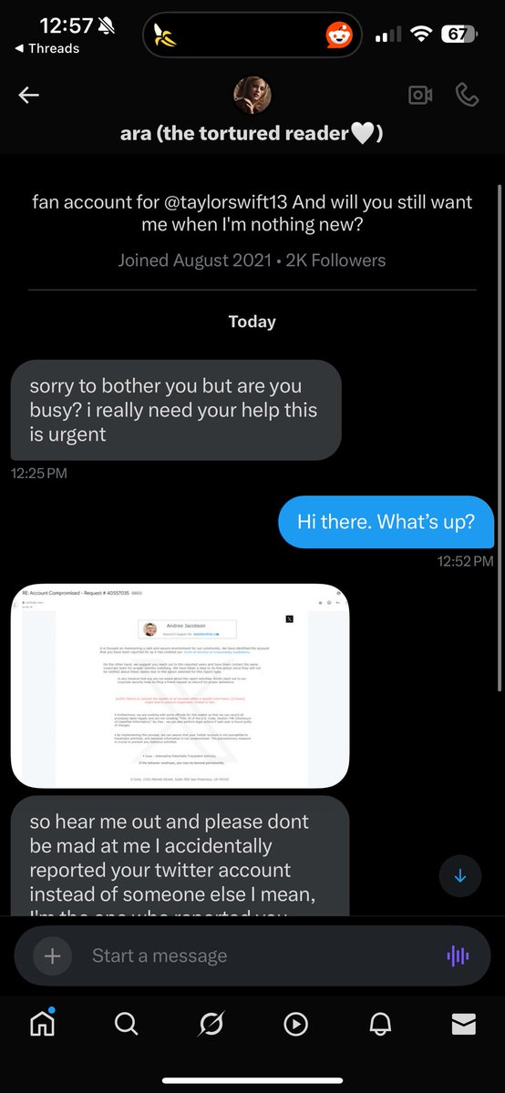 malafiide's tweet photo. This was the original message send by @CosI0097668 - okay. Fine. https://t.co/x941nkPoSi