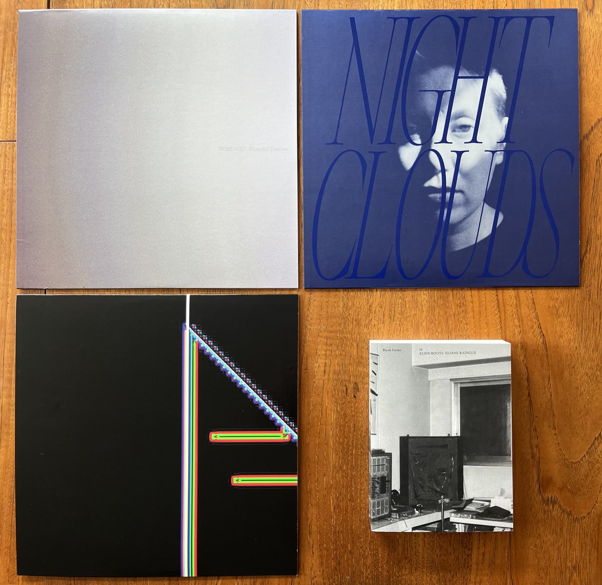 David Grubbs (@blackfaurest) on Twitter photo Stellar haul from <a href="/BlankForms/">Blank Forms</a> today: the 400-page "Alien Roots: รliane Radigue" (the final number of the Blank Forms journal), a fab new solo album from Ellen Arkbro, new releases from Lippard Arkbro Lindwall and 7038634357, and two Shadow Ring reissues: blankforms.org/blank-forms-edโฆ Stellar haul from <a href="/BlankForms/">Blank Forms</a> today: the 400-page "Alien Roots: รliane Radigue" (the final number of the Blank Forms journal), a fab new solo album from Ellen Arkbro, new releases from Lippard Arkbro Lindwall and 7038634357, and two Shadow Ring reissues: blankforms.org/blank-forms-edโฆ