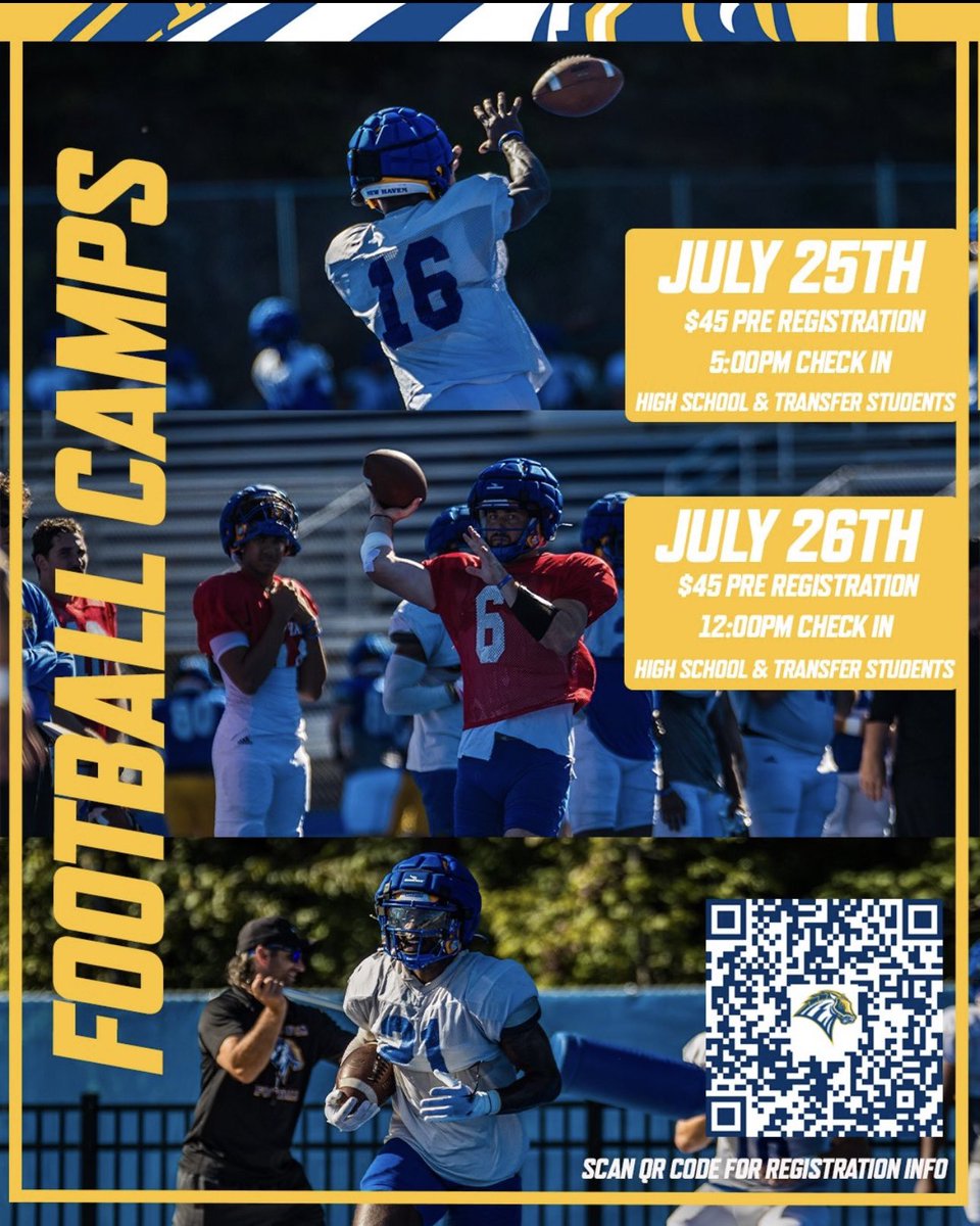 Drew Cirino (@coachcirino21) on Twitter photo Camp season is right around the corner, come be evaluated and have a chance to earn a D1 scholarship, on the blue this summer! <a href="/UNewHavenFB/">New Haven Football</a> <a href="/UNHChargers/">New Haven Chargers</a> Camp season is right around the corner, come be evaluated and have a chance to earn a D1 scholarship, on the blue this summer! <a href="/UNewHavenFB/">New Haven Football</a> <a href="/UNHChargers/">New Haven Chargers</a>
