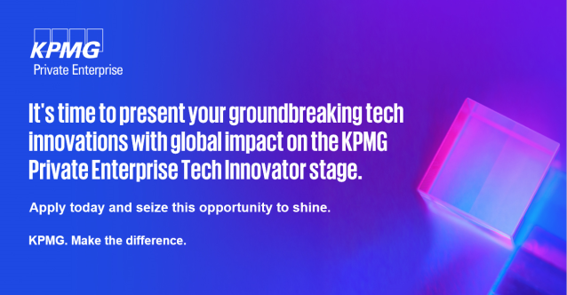 dschultz_16's tweet photo. The KPMG Private Enterprise Tech Innovator in the US competition brings together the brightest minds in #tech innovations. Is it your moment to challenge the status quo and open up a window to the future? Learn more #TechInnovator #KPMGPrivateEnterprise https://t.co/H3MBjPZiSl https://t.co/pvaUbfL3tZ