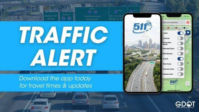 UPSON CO.- All lanes blocked on SR 74 E/W at Andrews Chapel Rd. (mm 17.59) due to down tree. Avoid travel in this direction and seek alt. routes. #upsoncounty

Est. clear time: 3:30 pm

UPDATE: 511ga.org/EventDetails/I…