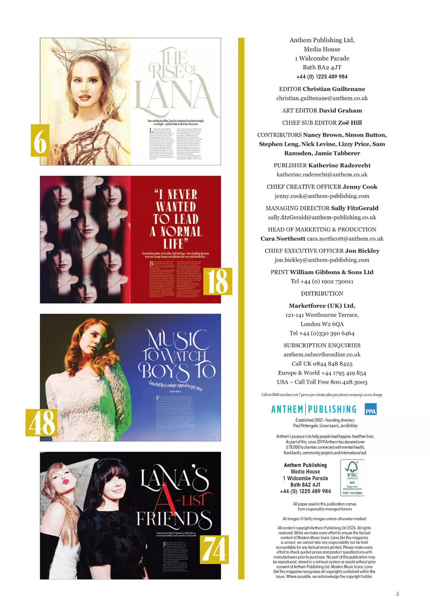 Lanas_FTD's tweet photo. Modern Music Icons - Lana Del Rey issue #LanaDelRey https://t.co/XBgGkBy1uf