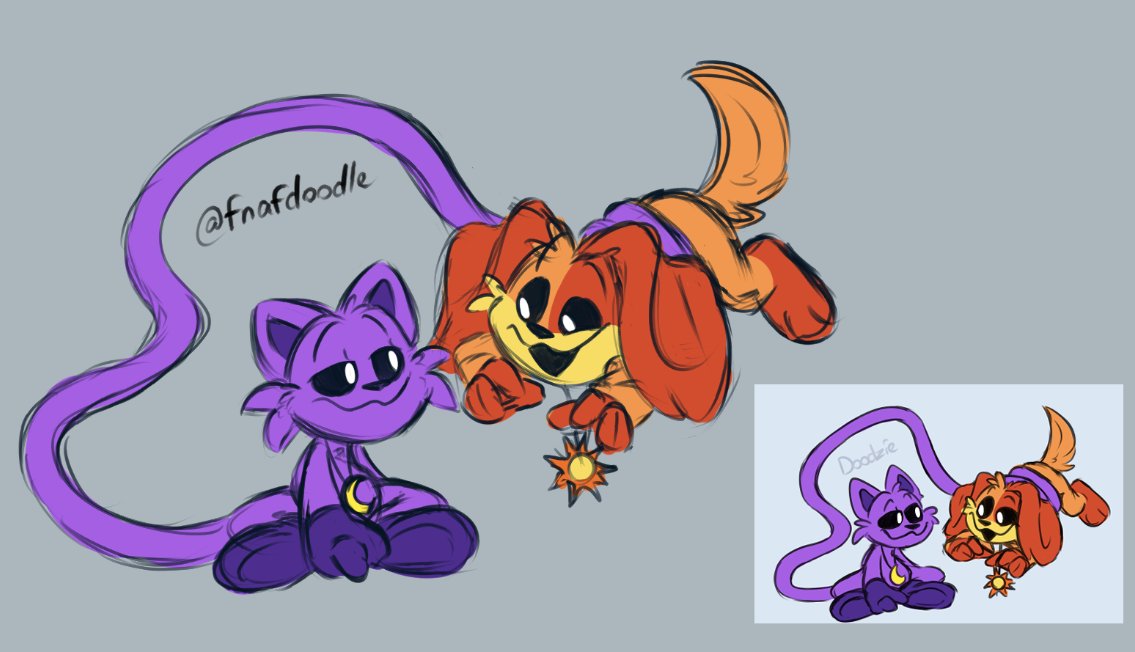 fnafdoodle's tweet photo. Redrawing my old drawing from 2024
#SmilingCritters https://t.co/1R6SK7NxPR