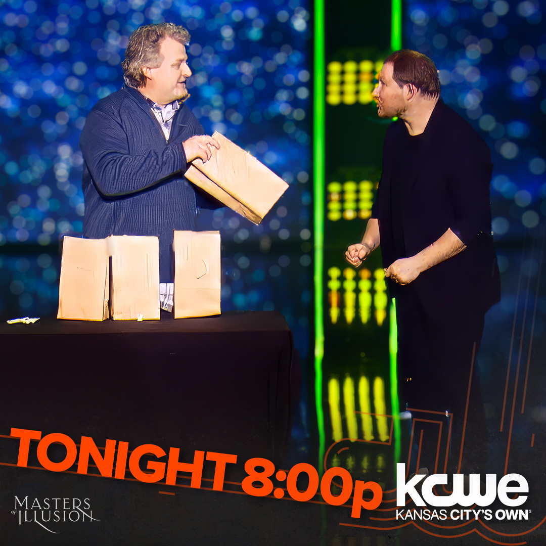 Kansas City's Own KCWE (@kcwetv) on Twitter photo Explore the gospel of magic on #MastersOfIllusion, TONIGHT at 8:00p on Kansas City's Own KCWE <a href="/kcwetv/">Kansas City's Own KCWE</a> Explore the gospel of magic on #MastersOfIllusion, TONIGHT at 8:00p on Kansas City's Own KCWE <a href="/kcwetv/">Kansas City's Own KCWE</a>