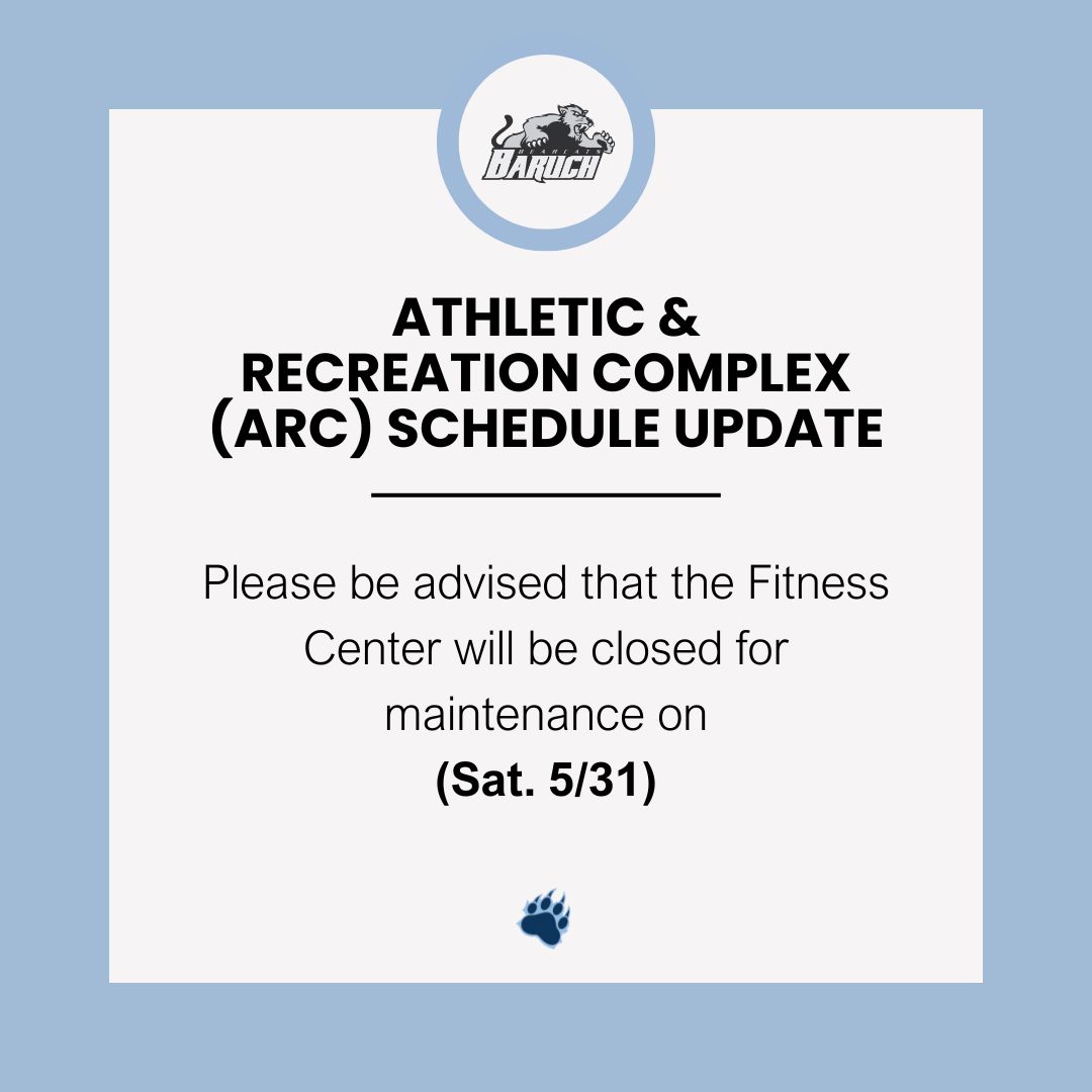 Important Fitness Center Update! ‼️