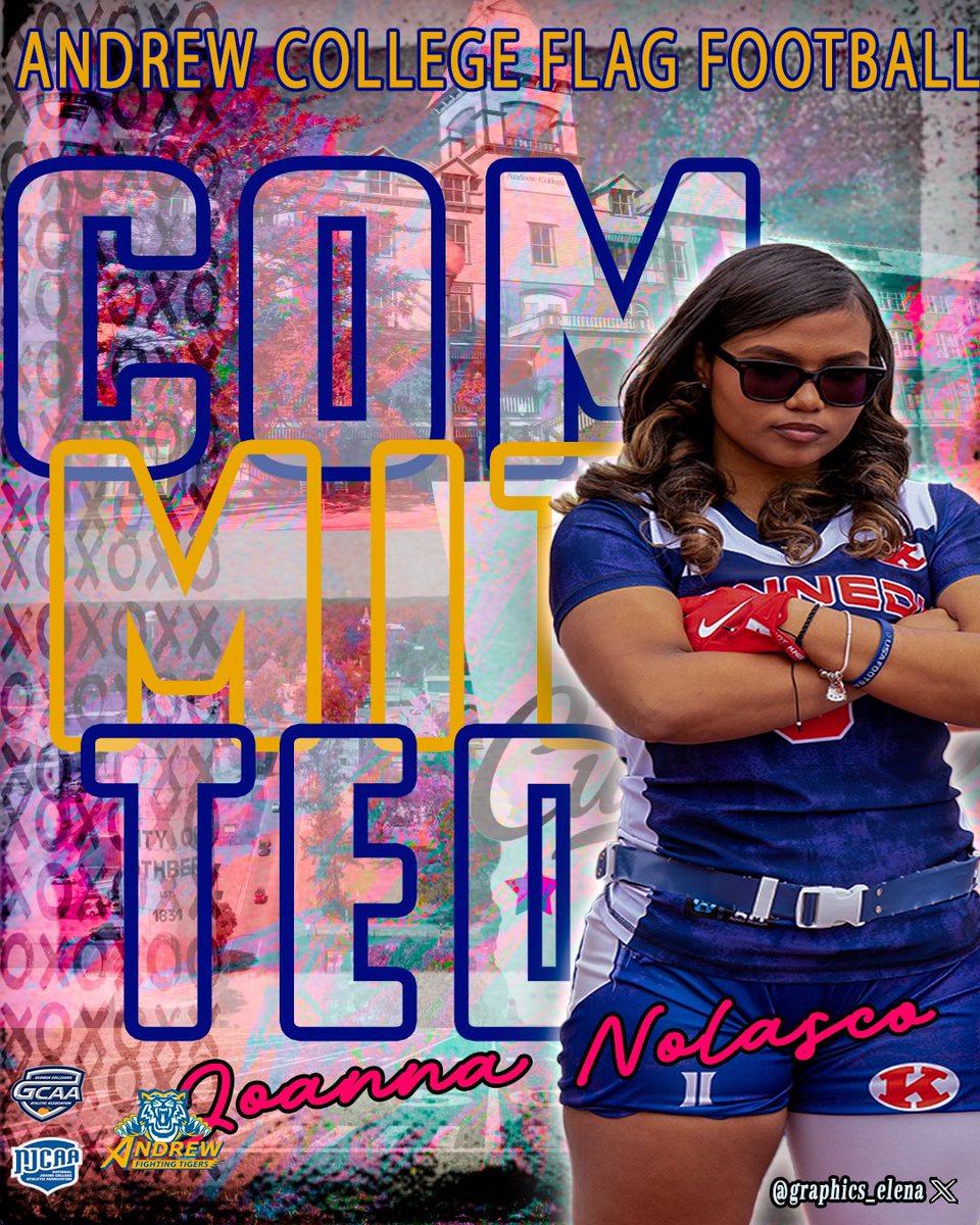 The Andrew College Fighting Tigers Women’s Flag Football program is thrilled to welcome  Joanna Nolasco JFK High School in Bronx, NY to our family! As we gear up for our inaugural season in Spring 2026, adding talented athletes like Joanna to set the stage success