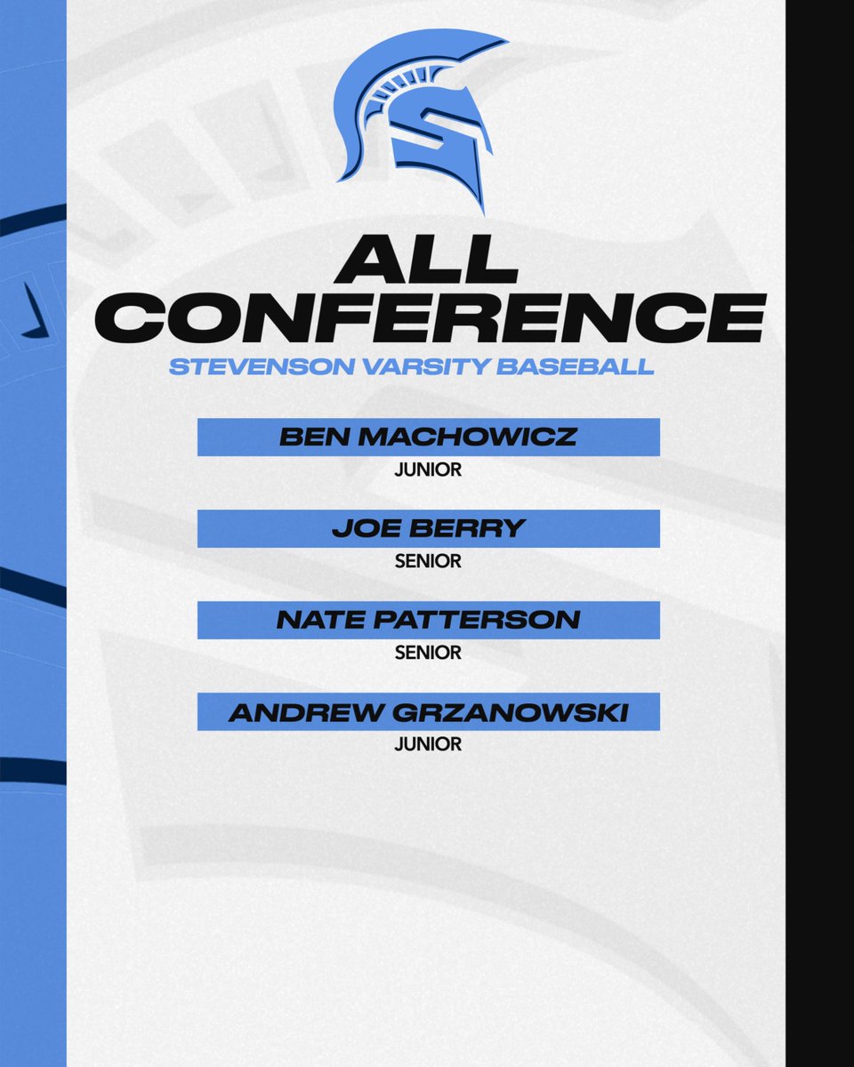 Congrats to our All-Conference baseball players! Your hard work this season didn’t go unnoticed. Great job on this achievement! GO SPARTANS!!