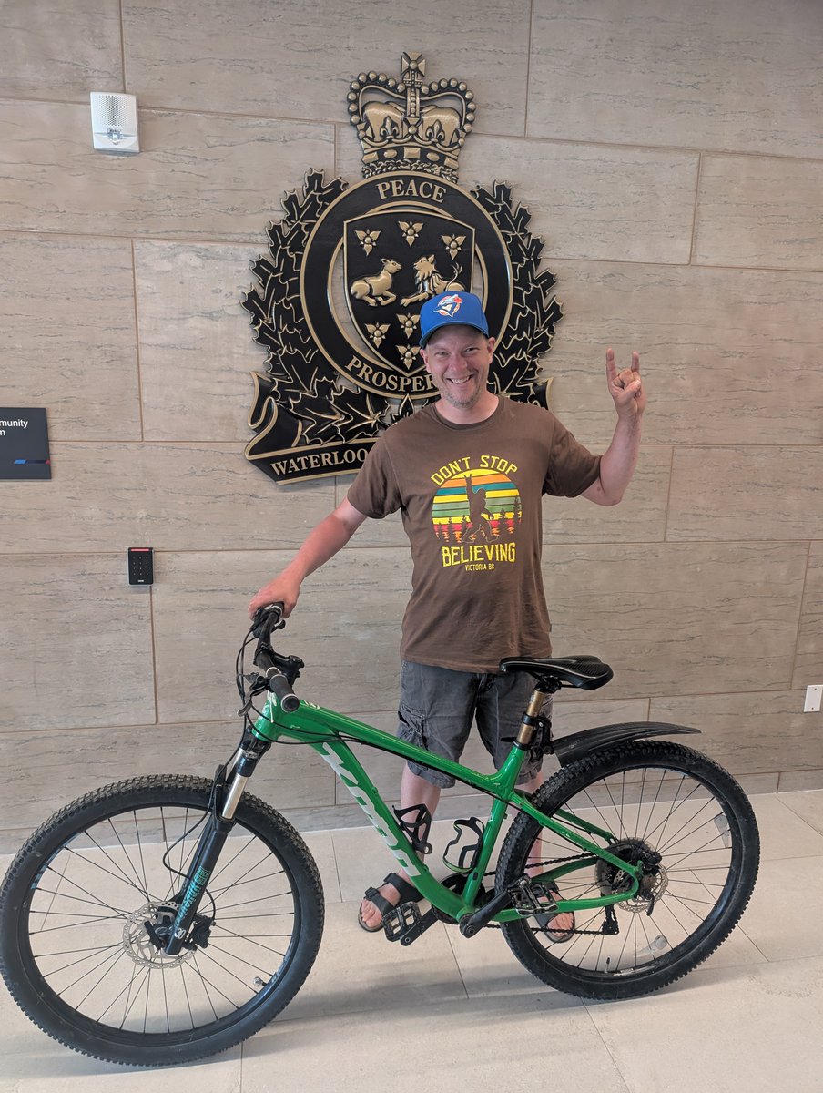 🚴‍♂️Reunited and it feels so good!🚴‍♂️

Thanks to great teamwork between WRPS officers and a local bike shop, this stolen bike is back where it belongs! 🙌

✅ Police recovered the bike
❌Serial number wasn’t reported as stolen
🔍The shop helped identify the owner
🎉Bike returned =
