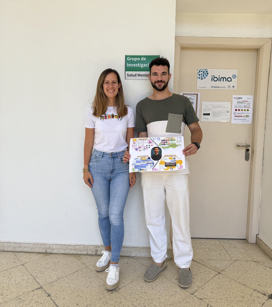 Esta semana han terminado nuestros residentes de psiquiatría y enfermería en salud mental, Maria y Juan Carlos, su rotación por investigación, completando su Entorno Personal de Aprendizaje.