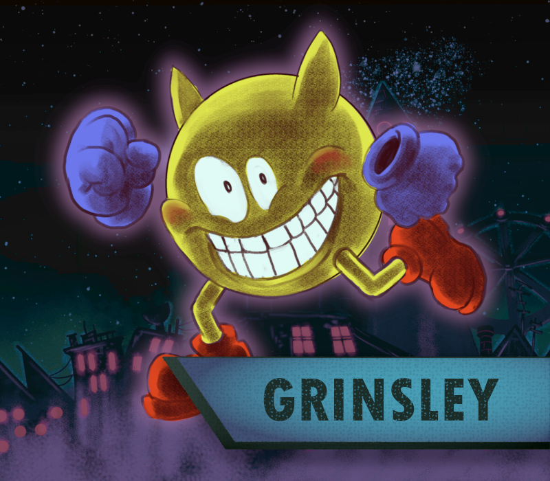 FigsWicked's tweet photo. This grinning, goofy fellow will try to take a bite outta you! Grinsley is one of the most mass-produced Toyfriends, so you'll be seeing him everywhere! 

Thanks to David Venegas for creating this artwork for Toyful Wonderworld!

#gamedev #indiegame #IndieGameDev #retrofps #fps https://t.co/FFHJB1Ohnq