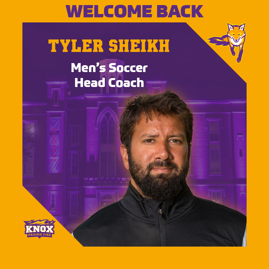Knox Prairie Fire (@knoxprairiefire) on Twitter photo Not just welcome, but WELCOME BACK to Tyler Sheikh, back for his second stint as head coach for <a href="/KnoxMensSoccer/">Knox Men's Soccer</a>! In the three years from 2015-17, he led the Prairie Fire to a record of 39-10-9 and 22-2-4 mark in <a href="/MWCSports/">Midwest Conference</a> play! #GoFire
🔗: prairiefire.knox.edu/news/2025/5/30… Not just welcome, but WELCOME BACK to Tyler Sheikh, back for his second stint as head coach for <a href="/KnoxMensSoccer/">Knox Men's Soccer</a>! In the three years from 2015-17, he led the Prairie Fire to a record of 39-10-9 and 22-2-4 mark in <a href="/MWCSports/">Midwest Conference</a> play! #GoFire
🔗: prairiefire.knox.edu/news/2025/5/30…