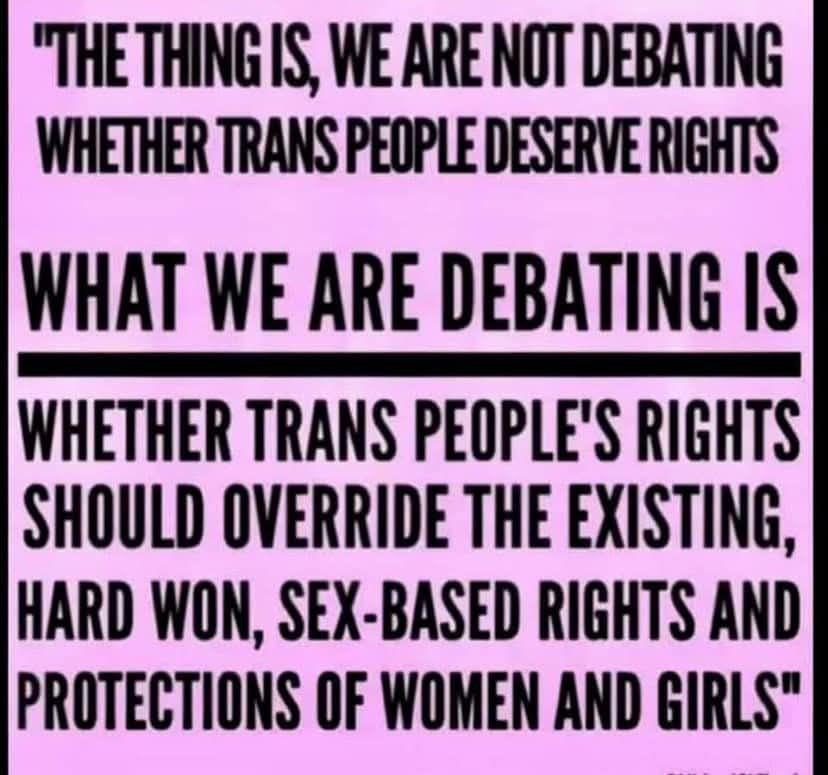 <a href="/charliekirk11/">Charlie Kirk</a> Why do the judges continue to ignore an already protected minority class?! Are women not the first protected minority class in our country?

This is what proves transgenders are frauds. They are not fighting for equal rights They are fighting to change and redefine an already