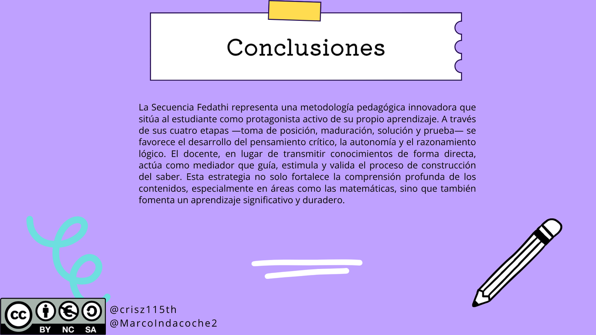 MarcoIndacoche2's tweet photo. ¿Conoces la Secuencia Fedathi?
Es una estrategia didáctica que transforma la manera de enseñar y aprender, promoviendo la autonomía, la reflexión y el pensamiento crítico en el aula.
#Educación #InnovaciónPedagógica #SecuenciaFedathi
@crisz115th
@jorgearmi20
@experimenutmach https://t.co/TVRxhaeAJt