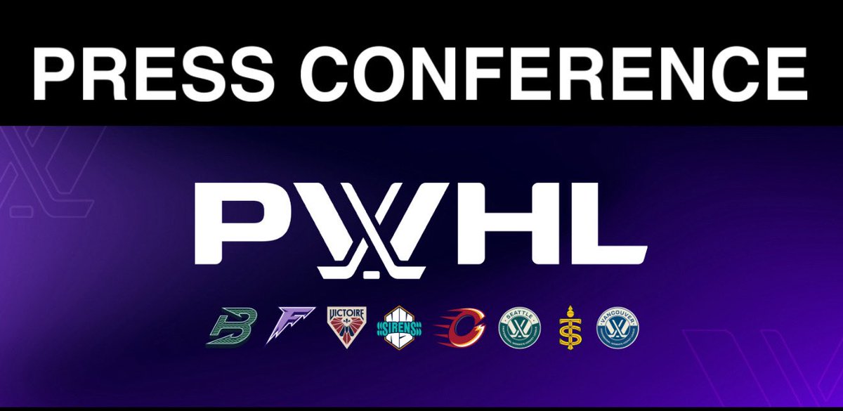 . <a href="/thepwhlofficial/">PWHL</a> GMs for <a href="/PWHL__Seattle/">PWHL Seattle</a> and <a href="/PWHL__Vancouver/">PWHL Vancouver</a> will speak to the media today!!!

We assume 12p PT