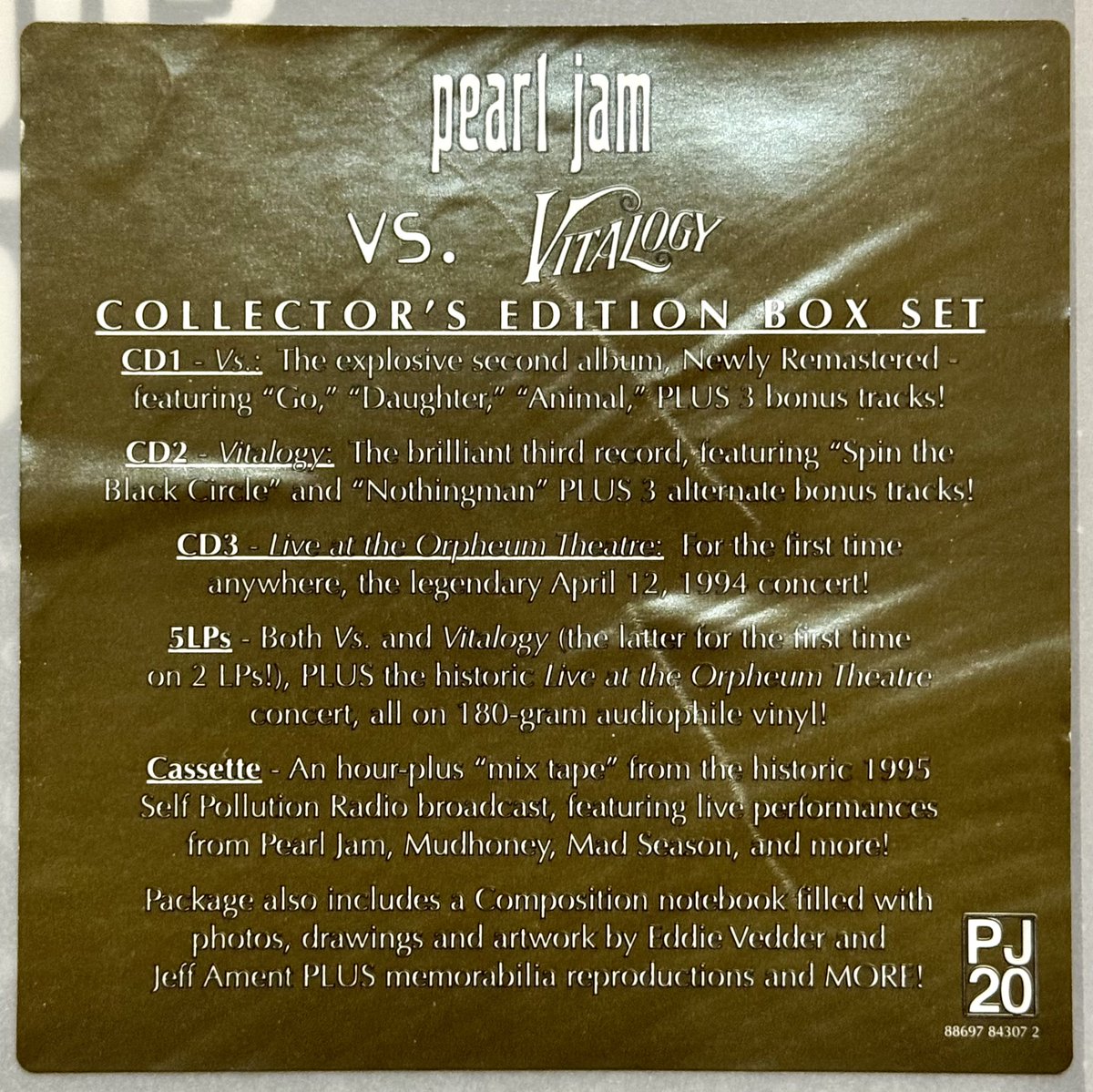 jussiertio's tweet image. Pearl Jam – 1993-1995: Vs. Vitalogy Collector’s Edition Box Set 

(2012 Europe)

#vinylrecords #boxset