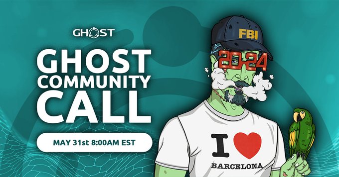 🚀 GHOST Community Call - Q2 2025!

📅 May 31 | 🕗 8AM EST
🔗 Join live: https://ghostchain.io/call

• TestNet 3.1 deep dive
• Product roadmap & tokenomics updates
• Bring friends—let’s grow the node network!

😎 All web3 enthusiasts welcome!