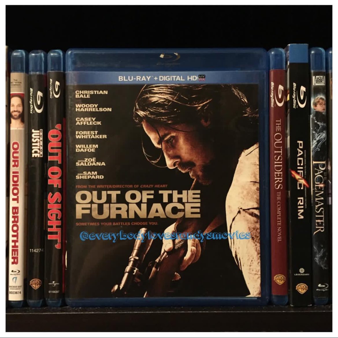 RandysMovies's tweet photo. Movie: #OutOfTheFurnace (2013)
Starring: #ChristianBale #WoodyHarrelson #CaseyAffleck #ForestWhitaker #WillemDafoe #TomBower #ZoëSaldana
Directed By: #ScottCooper
#BluRay
#MovieNerd
#MovieCollector
#BluRayCollection
#MovieCollection
#MovieBuff
#PhysicalMedia
#FilmTwitter