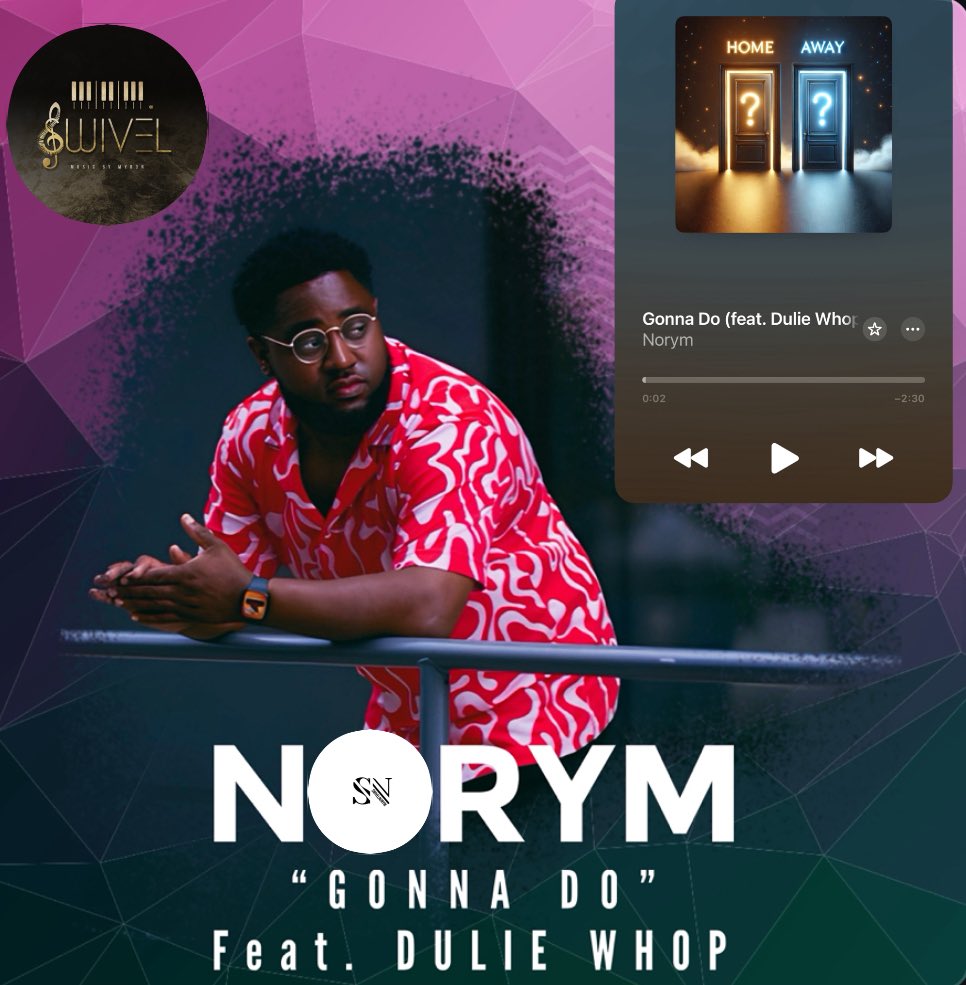 swivelnorym's tweet photo. “It’s HERE. The wait is over.
‘GONNA DO’ is out now on all platforms.
Tag me when you play it loud. Let’s go crazy.”
#swivelnorym #norym #duliewhop #wawgd
#NowStreaming #Gonnado #NorymVibes https://t.co/WcxFNAdWtk