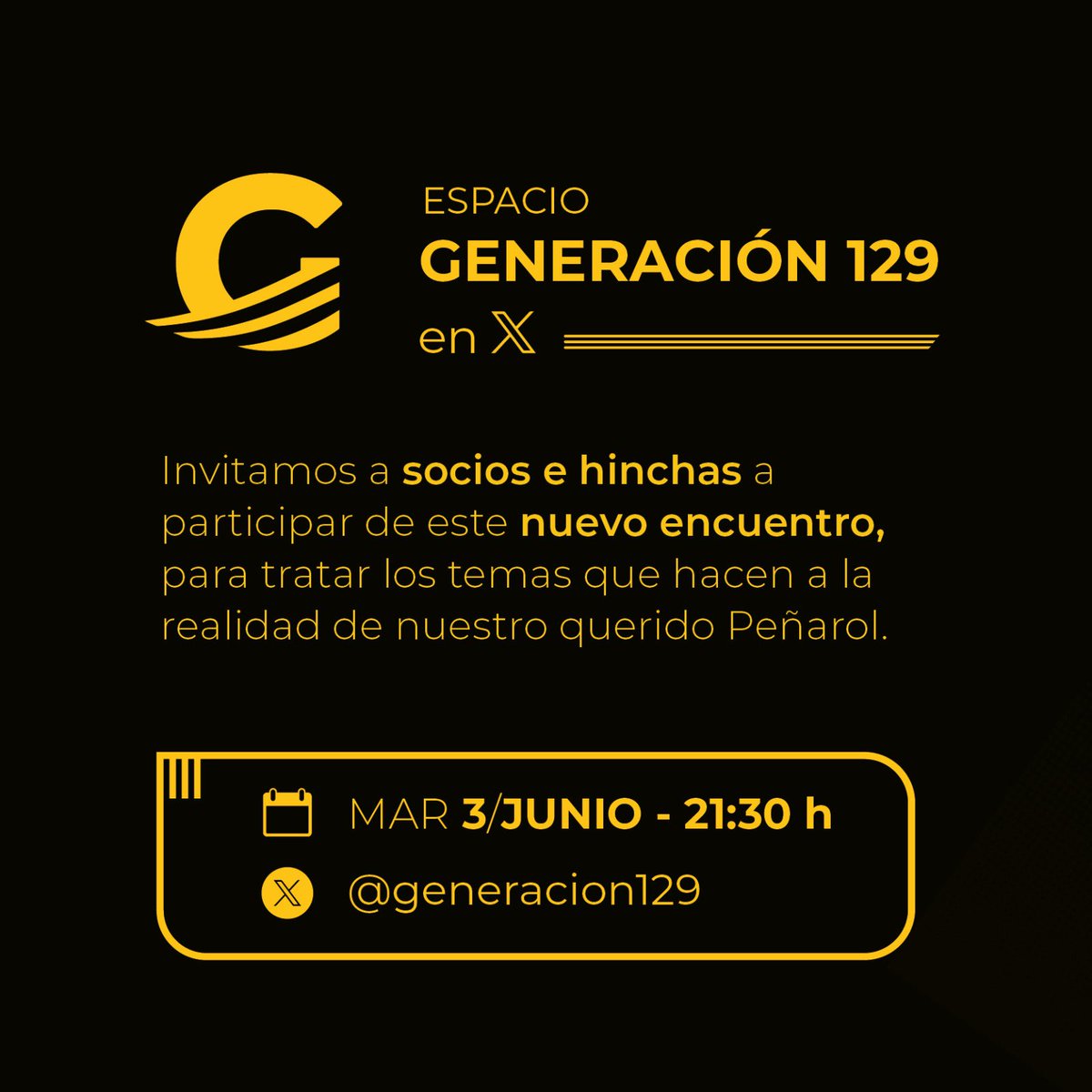 Nuevo encuentro para seguir charlando sobre el Peñarol que queremos.

Nos escuchamos el martes!