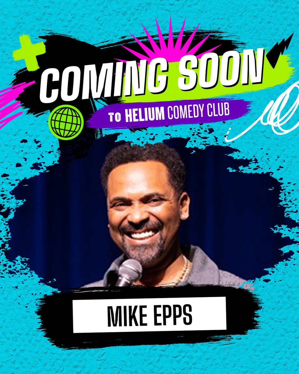 From Netflix's "The Upshaws" <a href="/TheRealMikeEpps/">Mike Epps</a> is coming to Helium! 
🎟️ June 6 + 7 🎟️ 
Get tickets now: bit.ly/3H0feDb