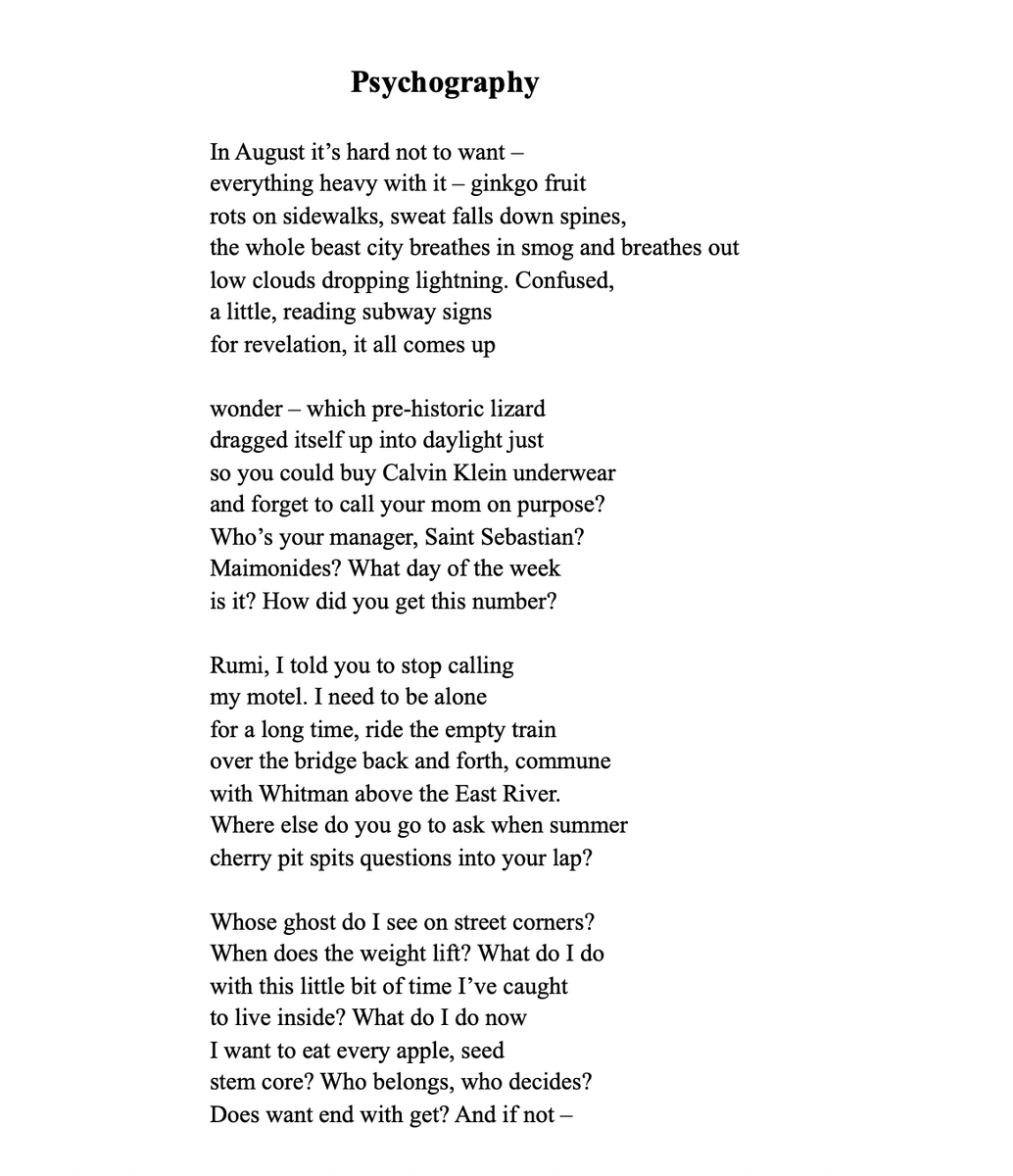 voicemailpoems's tweet photo. “Whose ghost do I see on street corners?
When does the weight lift? What do I do
with this little bit of time I’ve caught
to live inside?”

- @birch_wiley 

https://t.co/Kjlk4Fa0bt https://t.co/ebmGmRZ7Gb